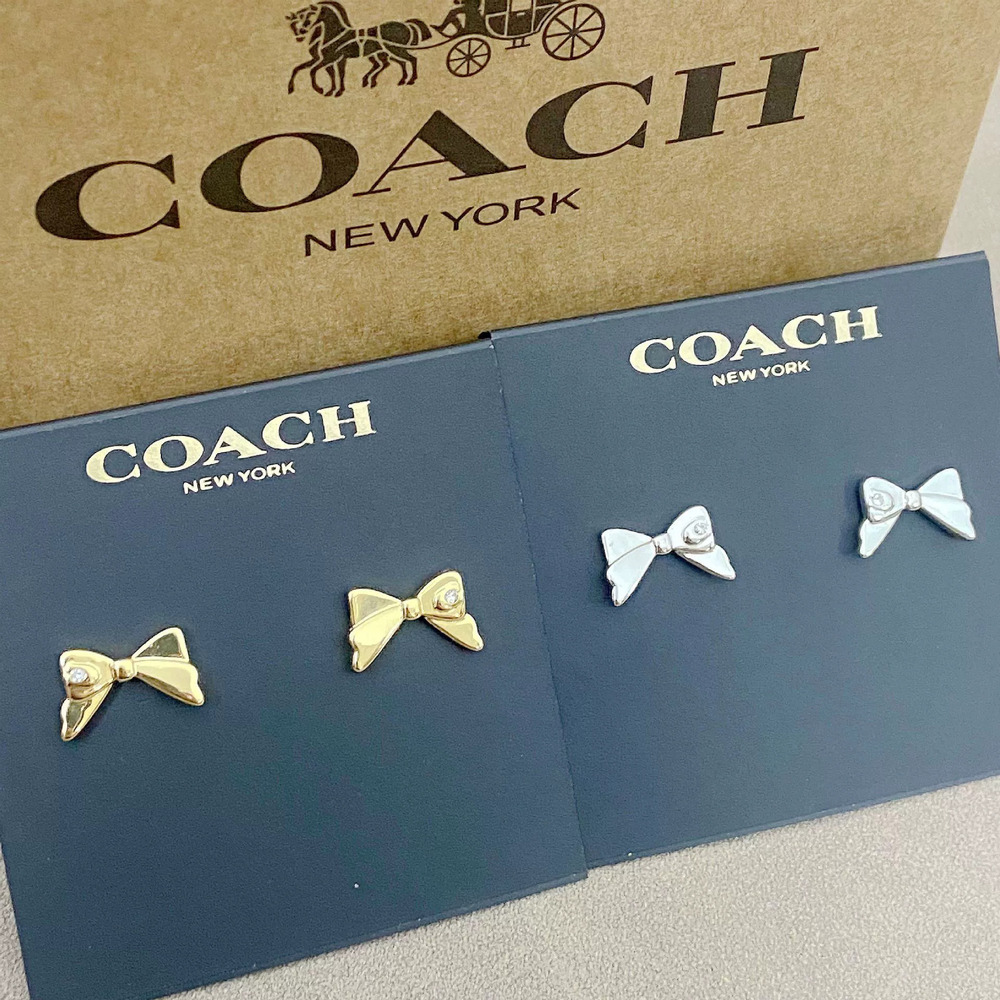 Coach Bow Earrings